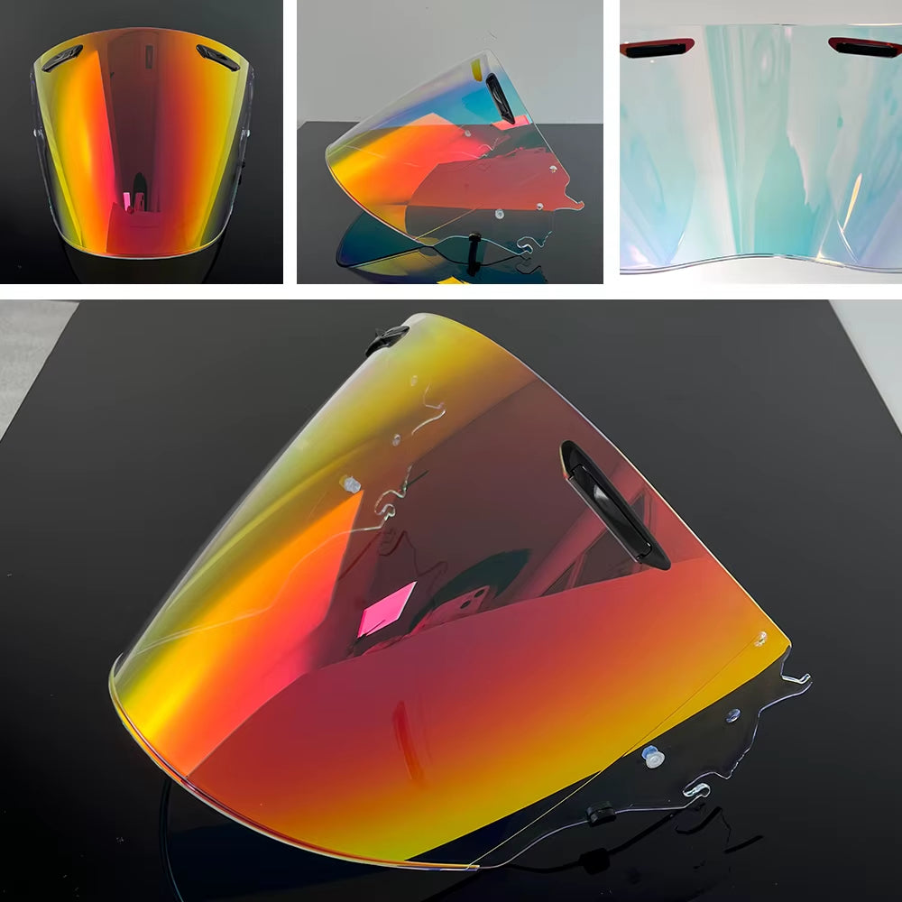 Motorcycle Helmet Visor for VAS-Z RAM X VZ RAM SZ-R VAS SZR EVO Helmets Replacement Lens Shield Windshield Glass Goggle for Arai