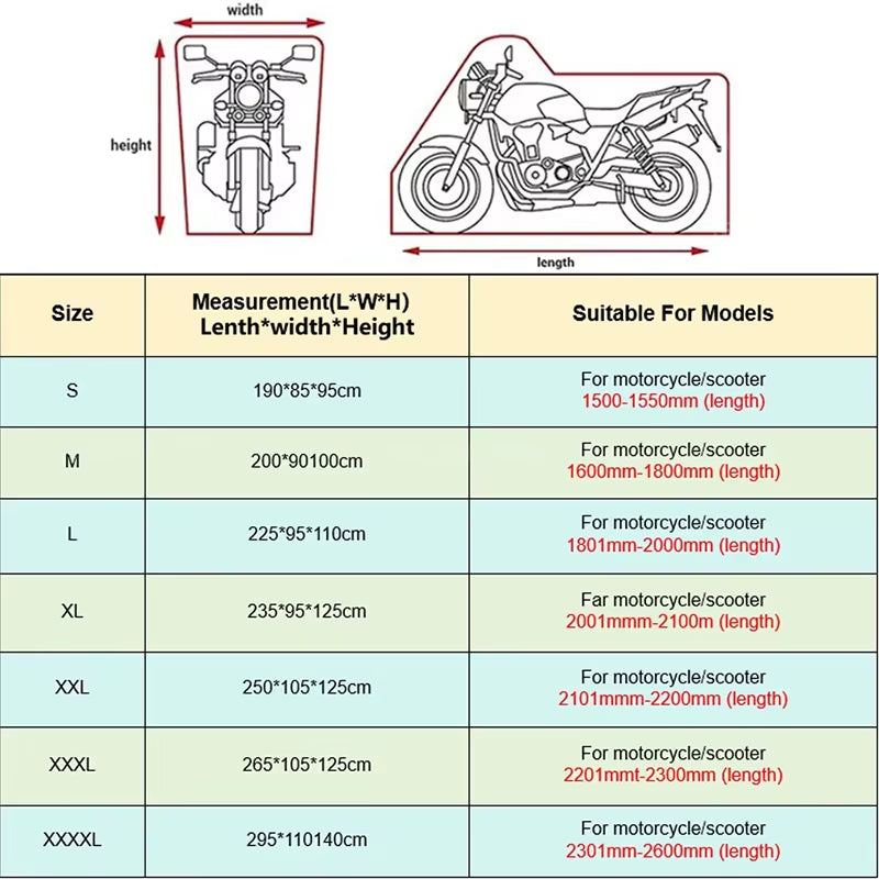 For YAMAHA T-MAX TMAX 530 T Max 530 T-Max530 TMAX530 Motorcycle Cover Outdoor Uv Protector Dustproof Rain Covers