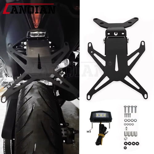 2025 2026 for YAMAHA T-MAX 560 TMAX 560 Tech Max 2023-2024 TMAX560 Motorcycle Rear License Plate Light Hugger Mudguard Bracket