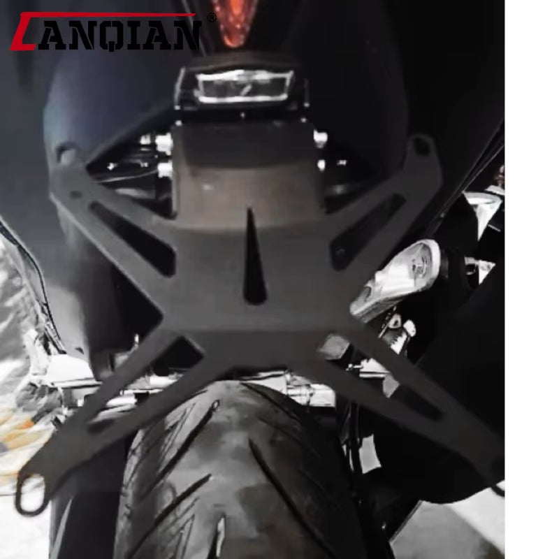 2025 2026 for YAMAHA T-MAX 560 TMAX 560 Tech Max 2023-2024 TMAX560 Motorcycle Rear License Plate Light Hugger Mudguard Bracket
